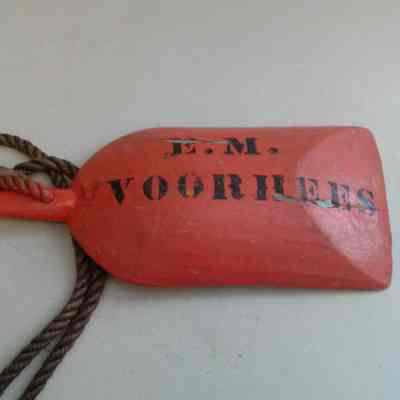 E.M. Voorhees Wooden Bailer