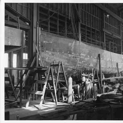 US Army ST hull-200 under construction at SBSB&DD Co.