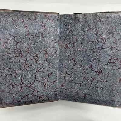 Inside cover of MS 34007