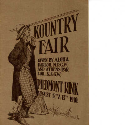 Kountry Fair Program, 1910