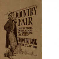 Kountry Fair Program, 1910