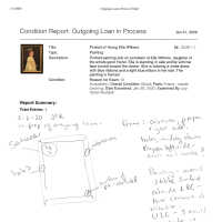          2/2/20 - Condition report in consideration of outgoing loan.
   