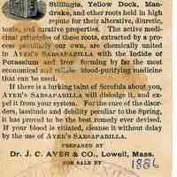 Ayer's Sarsaparilla Advertising Card - Image 2