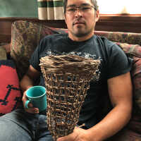 Pomo Style Miniature Burden Basket - Image 2