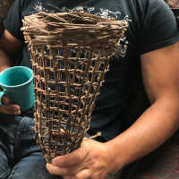 Pomo Style Miniature Burden Basket - Image 3