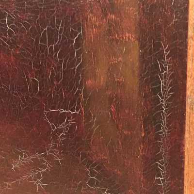 detail of craquelure pattern