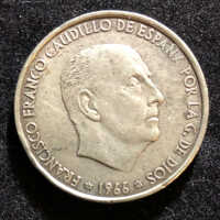 Spanish 100 Peseta Coin