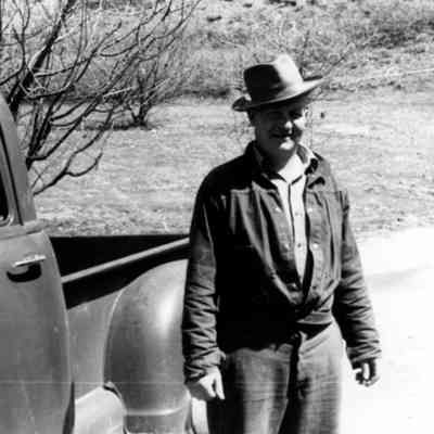 Butcher, Carl with Truck