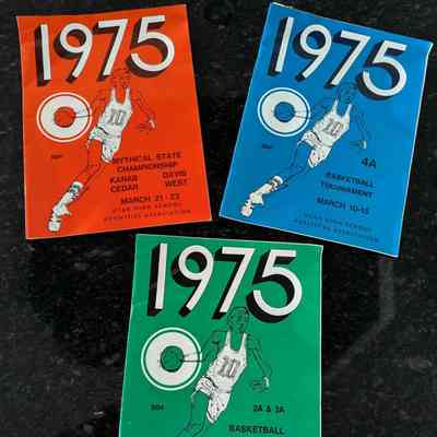 Basketball Game Programs