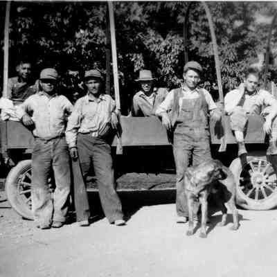 Men with Wagon
