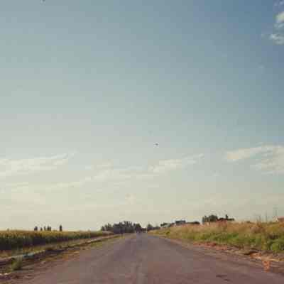 Gray Road with Sky