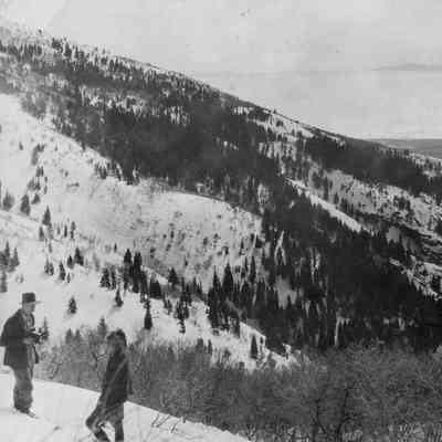 Butcher and Gleason in Bair Canyon