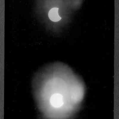 Eclipse of Sun through Binoculars