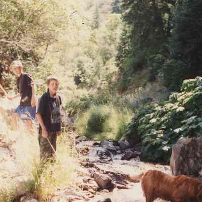 Scouts on Snow Horse Creek