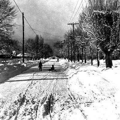 Winter on Kaysville Street