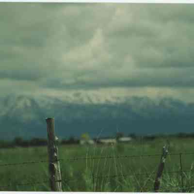 Wasatch Range In Distance