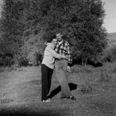 Couple Standing Outside