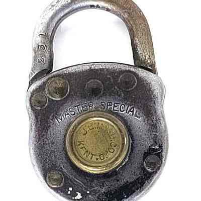 J.B.M.K.L. Co Kent Ohio Combination Padlock