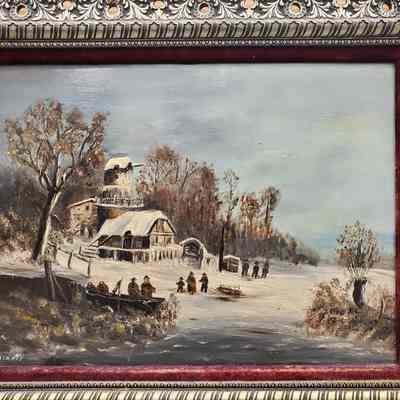 Painting by Minnie Barnes Blood