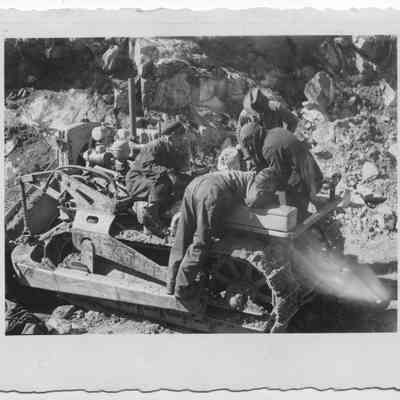 CCC Men Repairing Tractor