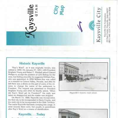 City Map Brochure