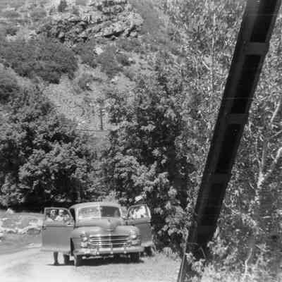 Car In Weber Canyon