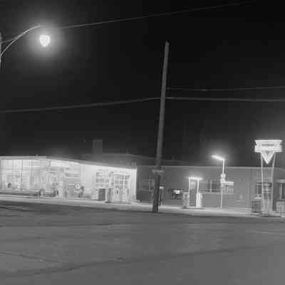 Coward Conoco Night Scene