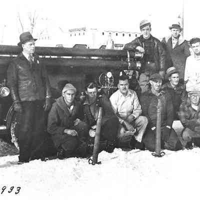 Firemen and Truck
