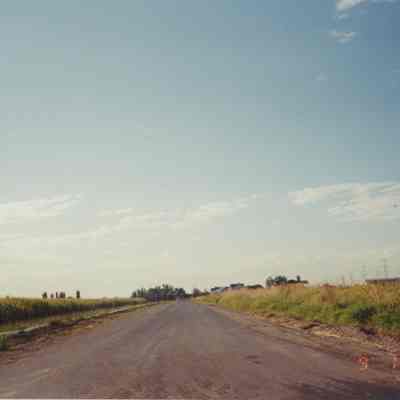 Gray Road with Sky