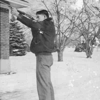 Rushforth with Gun
