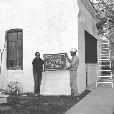 Stewart Art Gallery Sign