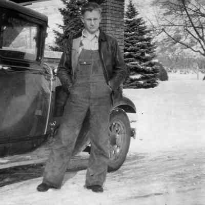 Butcher Next to Car