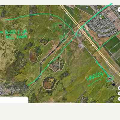 Hill and Harvey Farms Map