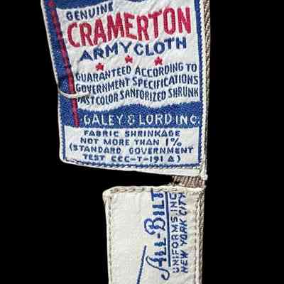 WWII U.S. Army Summer Uniform Tags