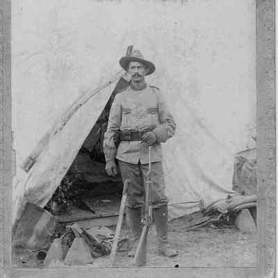 John Williams Vickers in Teddy Roosevelt's Rough Rider Uniform, during the Spanish American War.