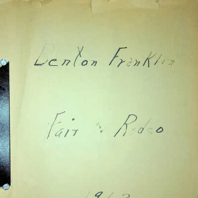 1963 Benton Franklin Fair and Rodeo scrapbook