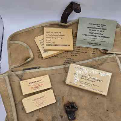 Red Cross Hospital Corps Pouch and Contents