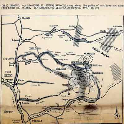Mt. St. Helens Map