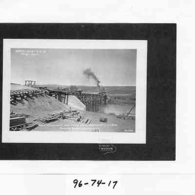 Railroad bridge Benton City across Yakima River