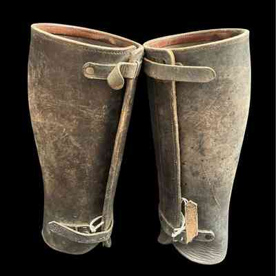 Rueben Gest M1917 WWI U.S. Army Leather Leggings
