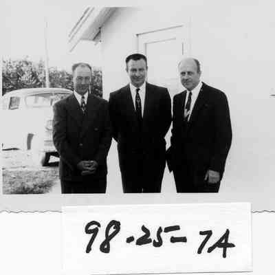 Crooks brothers after WWII, John, Jim, and Ed
