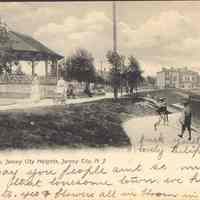 Postcard: River View Park, Jersey City, NJ