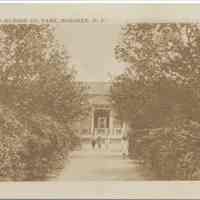 Postcard: Scene in Hudson Co. Park, Hoboken, N.J. No date, circa 1920-1930; unposted.