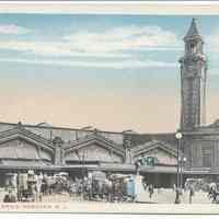 Postcard: Hoboken Ferries, Hoboken, N.J. Postmarked May 11, 1917.