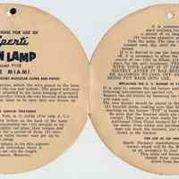          instruction booklet inside
   