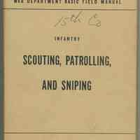 War Department Basic Field Manual FM 21-75. Infantry. Scouting, Patrolling and Sniping. War Department, 6 February 1944.