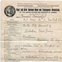          ALS from Mrs. John D. Townsend of New York City to Mayor & Hoboken City Council, May 1904, re a requesting they consider enacting an ordinance for curfew of children. picture number 11
   