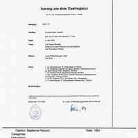          Friedrich Max Straube, Media Item: Baptismal Record 1854
   