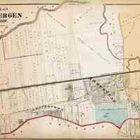          45 Hopkins 1873 North Bergen Township Plate A Pp 154-155
   