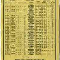          unfolded, side 2, inside: proposed sailings
   